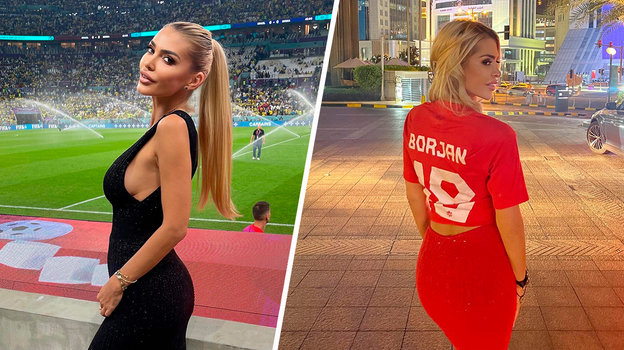 Снежана Борьян приехала в Катар поддержать мужа. Фото Соцсети Снежана Борьян приехала в Катар поддержать мужа. Фото Соцсети