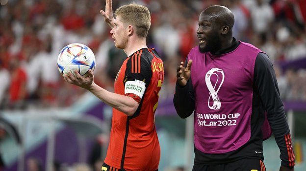 Игроки сборной Бельгии Кевин Де Брюйне (слева) и Ромелу Лукаку. Фото Global Look Press Игроки сборной Бельгии Кевин Де Брюйне (слева) и Ромелу Лукаку. Фото Global Look Press