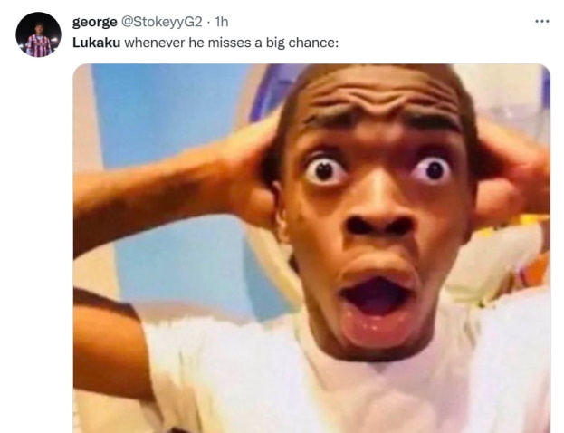 Реакция соцсетей на промахи Лукаку. Фото Соцсети Реакция соцсетей на промахи Лукаку. Фото Соцсети