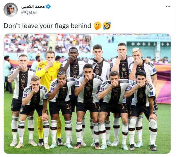 Пост катарского журналиста Мохаммеда Аль-Кааби. Фото Соцсети Пост катарского журналиста Мохаммеда Аль-Кааби. Фото Соцсети