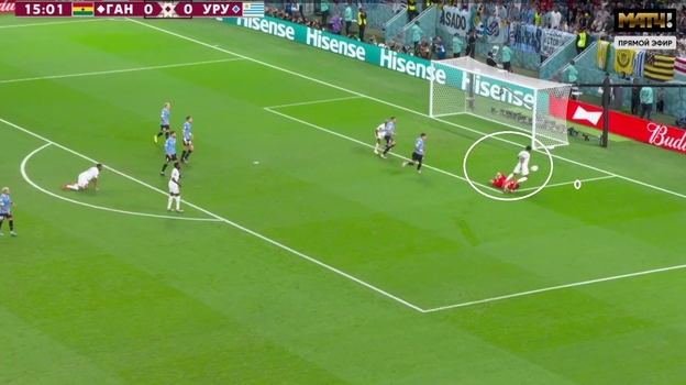 Гана — Уругвай. Фото Скриншот трансляции Гана — Уругвай. Фото Скриншот трансляции