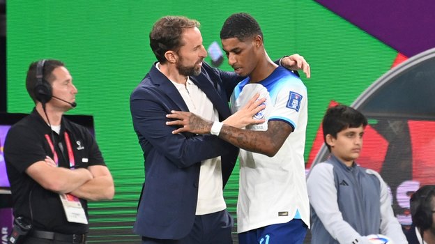 Гарет Саутгейт и Маркус Рашфорд. Фото Global Look Press Гарет Саутгейт и Маркус Рашфорд. Фото Global Look Press