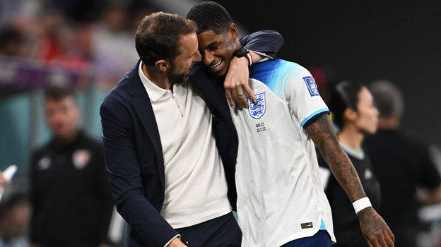 Гарет Саутгейт и Маркус Рэшфорд. Фото Reuters Гарет Саутгейт и Маркус Рэшфорд. Фото Reuters