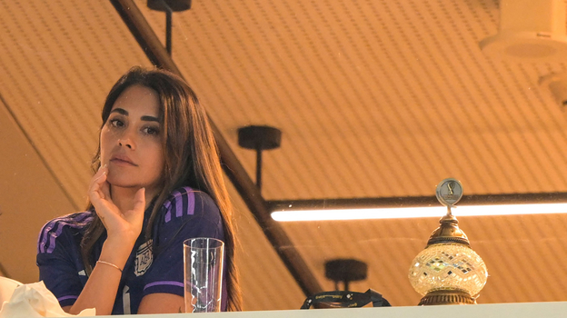 Антонелла Ракуццо на матче сборной Аргентины. Фото AFP Антонелла Ракуццо на матче сборной Аргентины. Фото AFP