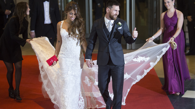 Свадьба Лионеля и Антонеллы в 2017 году. Фото Global Look Press Свадьба Лионеля и Антонеллы в 2017 году. Фото Global Look Press