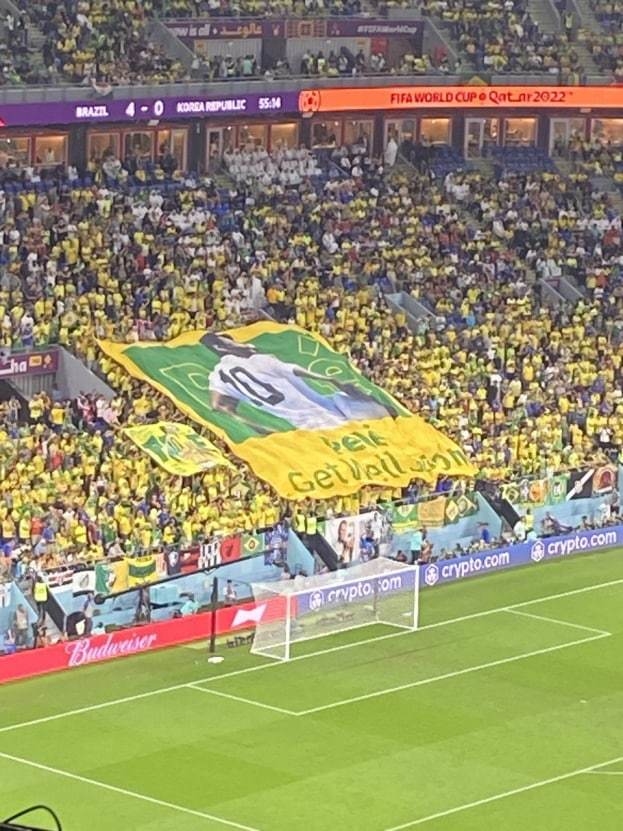 Плакат бразильских болельщиков. Фото Reuters Плакат бразильских болельщиков. Фото Reuters