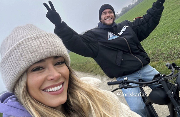 Дилетта Леотта и Лорис Кариус. Фото Соцсети Дилетта Леотта и Лорис Кариус. Фото Соцсети