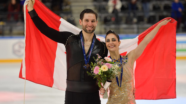 Динна Стеллато-Дудек и Максим Дешам. Фото Global Look Press Динна Стеллато-Дудек и Максим Дешам. Фото Global Look Press