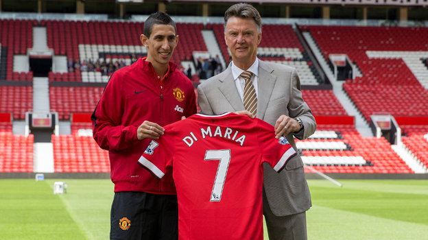 Анхель Ди Мария и Луи ван Гал. Фото Global Look Press Анхель Ди Мария и Луи ван Гал. Фото Global Look Press