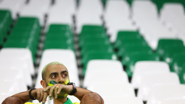 Болельщик сборной Бразилии. Фото Reuters Болельщик сборной Бразилии. Фото Reuters