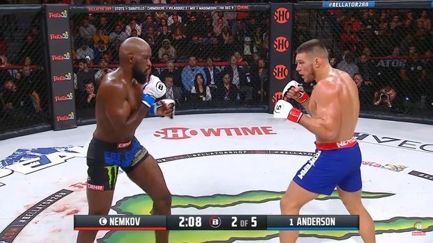 Кори Андерсон (слева) и Вадим Немков. Кори Андерсон (слева) и Вадим Немков.