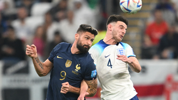 Оливье Жиру против Деклана Райса. Фото Global Look Press Оливье Жиру против Деклана Райса. Фото Global Look Press