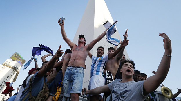 Болельщики сборной Аргентины. Фото Reuters Болельщики сборной Аргентины. Фото Reuters