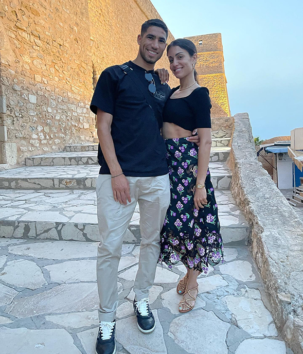 Ашраф Хакими и Хиба Абук. Фото Соцсети Ашраф Хакими и Хиба Абук. Фото Соцсети