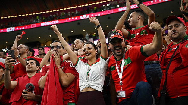 Марокканские болельщики. Фото Reuters Марокканские болельщики. Фото Reuters