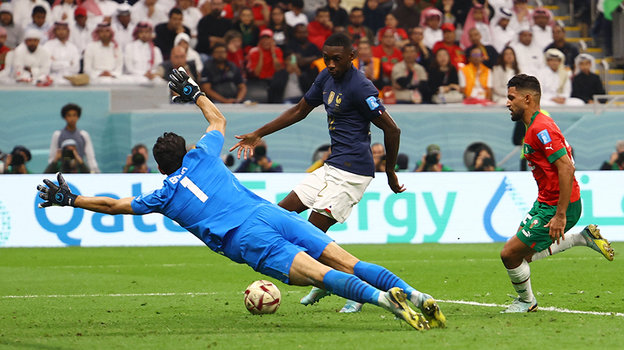 Второй гол французов. Фото Reuters Второй гол французов. Фото Reuters