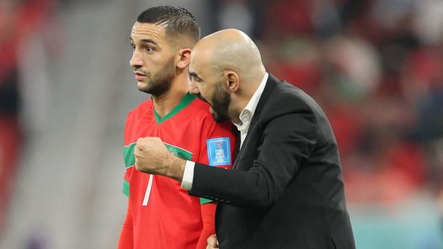 Хаким Зиеш и Валид Реграги. Фото AFP Хаким Зиеш и Валид Реграги. Фото AFP