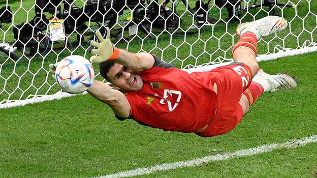 Эмилиано Мартинес. Фото AFP Эмилиано Мартинес. Фото AFP