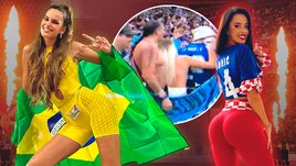 Фанатка Аргентины оголила грудь прямо на трибуне, а Мисс Хорватия хвасталась формами в обтягивающих лосинах. Чем запомнились девушки на ЧМ в Катаре