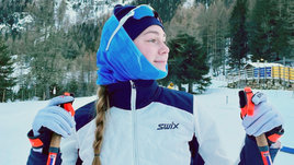 В нашем биатлоне — яркий новичок. Девушка выступает за Сахалин и бегает микст с отцом