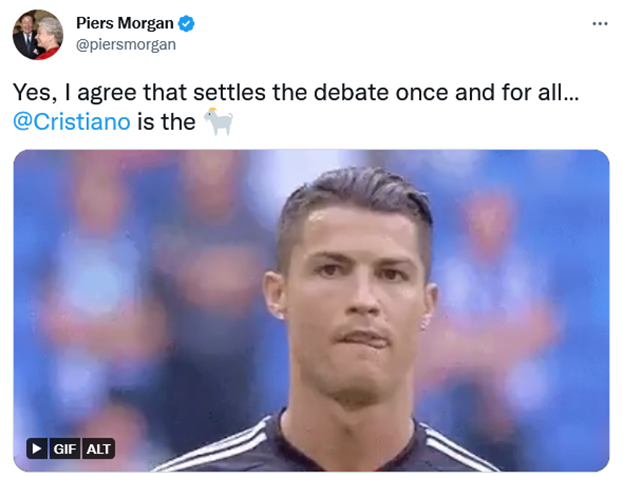 Твиты Пирса Моргана. Фото Соцсети Твиты Пирса Моргана. Фото Соцсети