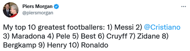 Твиты Пирса Моргана. Фото Соцсети Твиты Пирса Моргана. Фото Соцсети