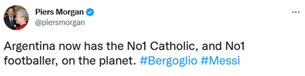 Твиты Пирса Моргана. Фото Соцсети Твиты Пирса Моргана. Фото Соцсети