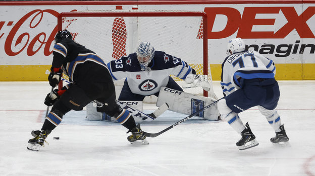 Александр Овечкин упустил момент при выходе один на один. Фото USA Today Sports Александр Овечкин упустил момент при выходе один на один. Фото USA Today Sports