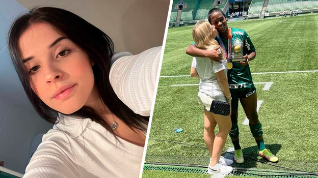 Лара Эрнандес с футболистом. Фото Соцсети Лара Эрнандес с футболистом. Фото Соцсети