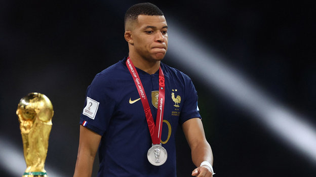 Килиан Мбаппе после финала ЧМ. Фото Reuters Килиан Мбаппе после финала ЧМ. Фото Reuters