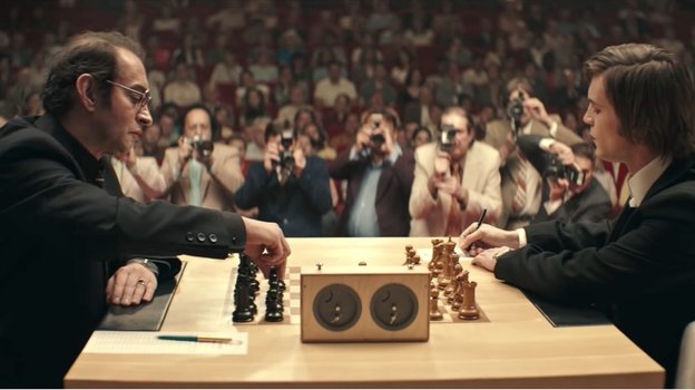 Матч между Анатолием Карповым и Виктором Корчным. Фото Кадр из фильма «Король Ричард» Матч между Анатолием Карповым и Виктором Корчным. Фото Кадр из фильма «Король Ричард»