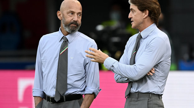 Джанлука Виалли и Роберто Манчини. Фото Global Look Press Джанлука Виалли и Роберто Манчини. Фото Global Look Press