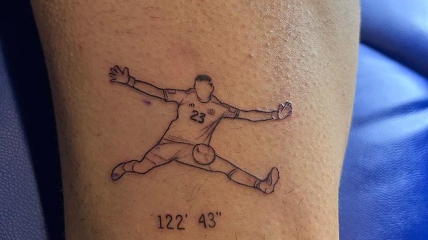 Татуировка Папу Гомеса. Фото Соцсети Татуировка Папу Гомеса. Фото Соцсети