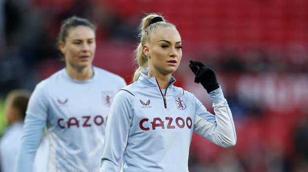 Нападающая «Астон Виллы» Алиша Леманн. Фото Reuters Нападающая «Астон Виллы» Алиша Леманн. Фото Reuters
