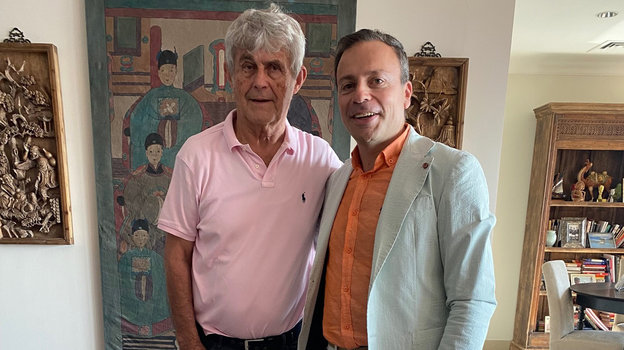 Бора Милутинович и Игорь Рабинер. Бора Милутинович и Игорь Рабинер.