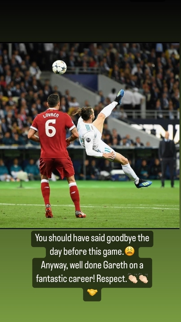 Обращение Деяна Ловрена к Гарету Бэйлу. Фото Соцсети Обращение Деяна Ловрена к Гарету Бэйлу. Фото Соцсети