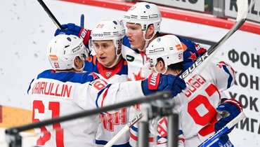 Хоккеисты СКА.