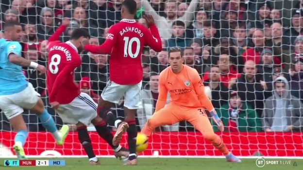14 января. «Манчестер Юнайтед» — «Манчестер Сити» — 2:1. Фото Скриншот трансляции 14 января. «Манчестер Юнайтед» — «Манчестер Сити» — 2:1. Фото Скриншот трансляции
