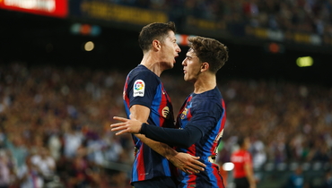 Роберт Левандовски и Гави.