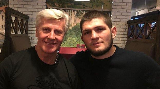 Александр Загорский и Хабиб Нурмагомедов. Фото Соцсети Александр Загорский и Хабиб Нурмагомедов. Фото Соцсети