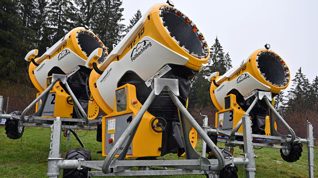 Снежные пушки не используются. Фото Global Look Press Снежные пушки не используются. Фото Global Look Press