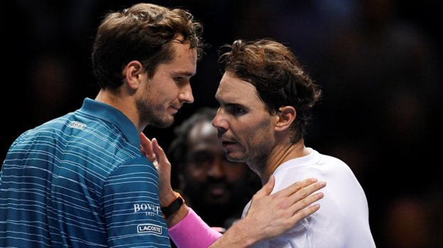 Даниил Медведев и Рафаэль Надаль.