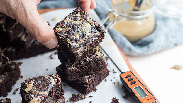 Брауни. Фото Unsplash/ThermoPro Брауни. Фото Unsplash/ThermoPro
