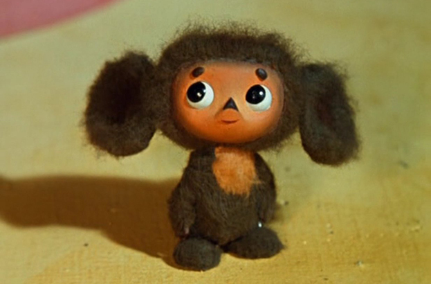 Скрин из мультфильма «Чебурашка» 1972 года. Скрин из мультфильма «Чебурашка» 1972 года.