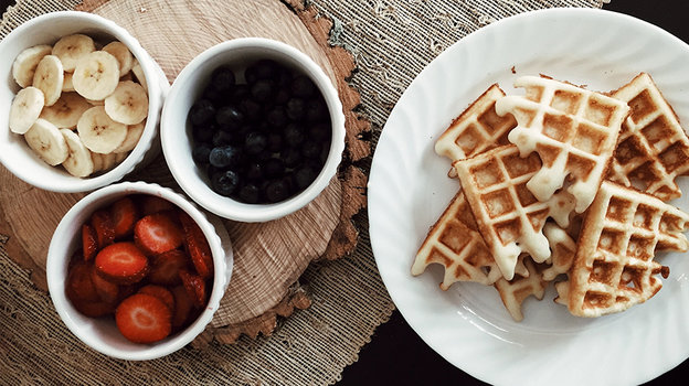 Вафли. Фото Unsplash/Megan Savoie Вафли. Фото Unsplash/Megan Savoie