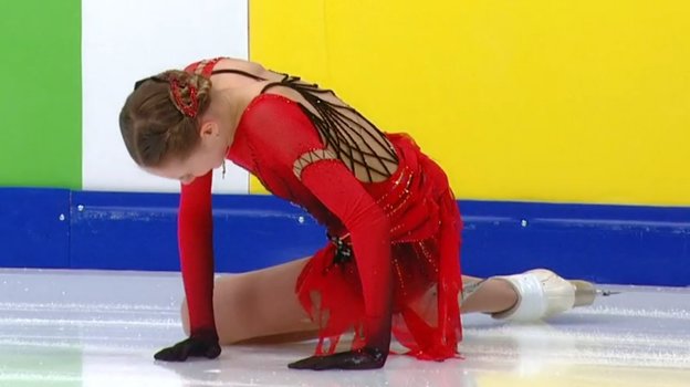 Падение Анастасии Зининой. Падение Анастасии Зининой.