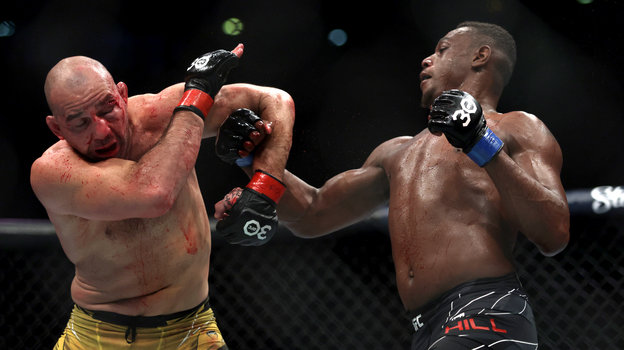 Гловер Тейшейра и Джамал Хилл. Фото Reuters Гловер Тейшейра и Джамал Хилл. Фото Reuters