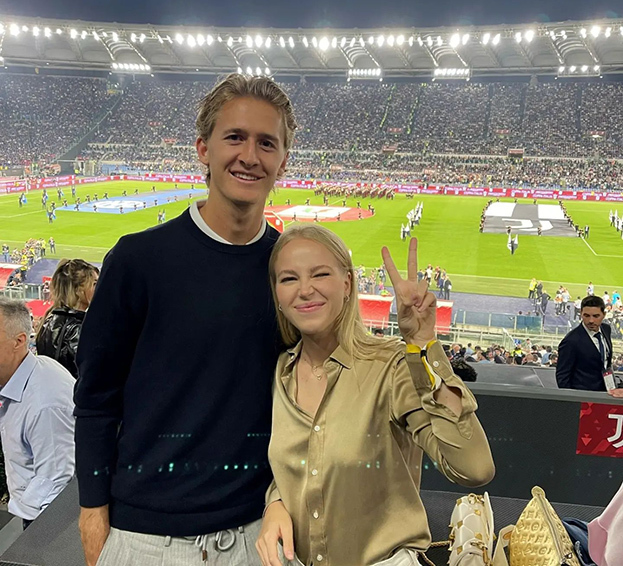 Себастьян Корда и Ивана Недвед вместе ходят на футбол. Фото Соцсети Себастьян Корда и Ивана Недвед вместе ходят на футбол. Фото Соцсети