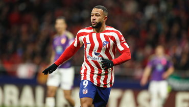 Мемфис Депай в дебютном матче за «Атлетико».