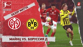 «Майнц» — «Боруссия» Д: чемпионат Германии, 17-й тур, видеообзор матча